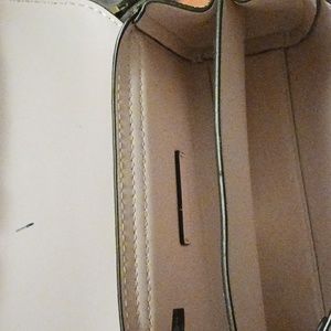 Two Michael Kors crossbody small bags one is blush and one is white/blush